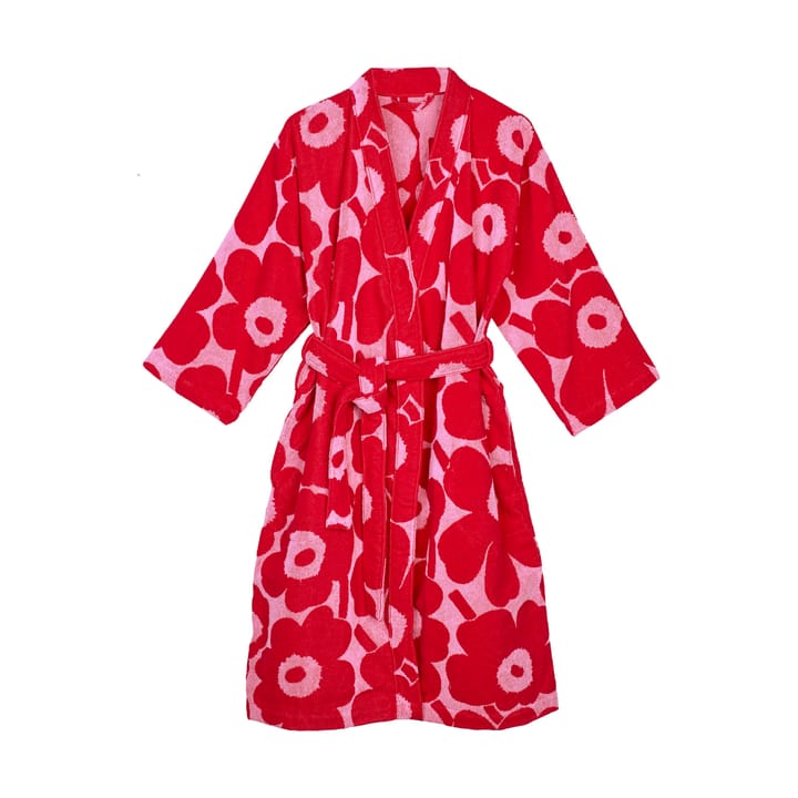 Unikko bathrobe - Red, L - Marimekko