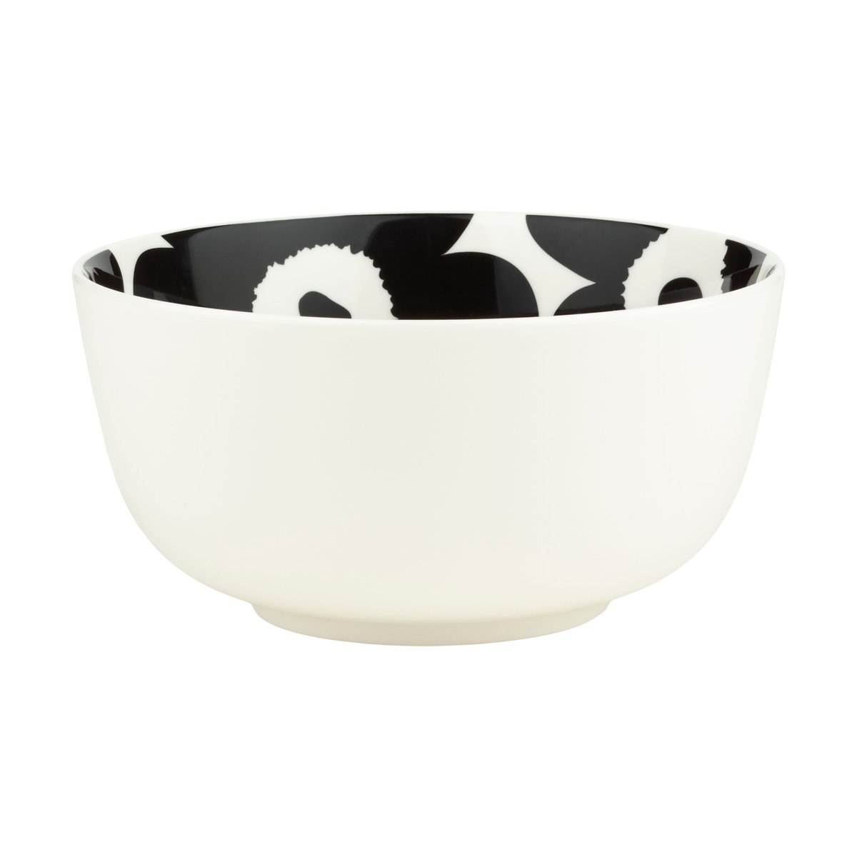 Marimekko Unikko bowl 0.9 L White-black