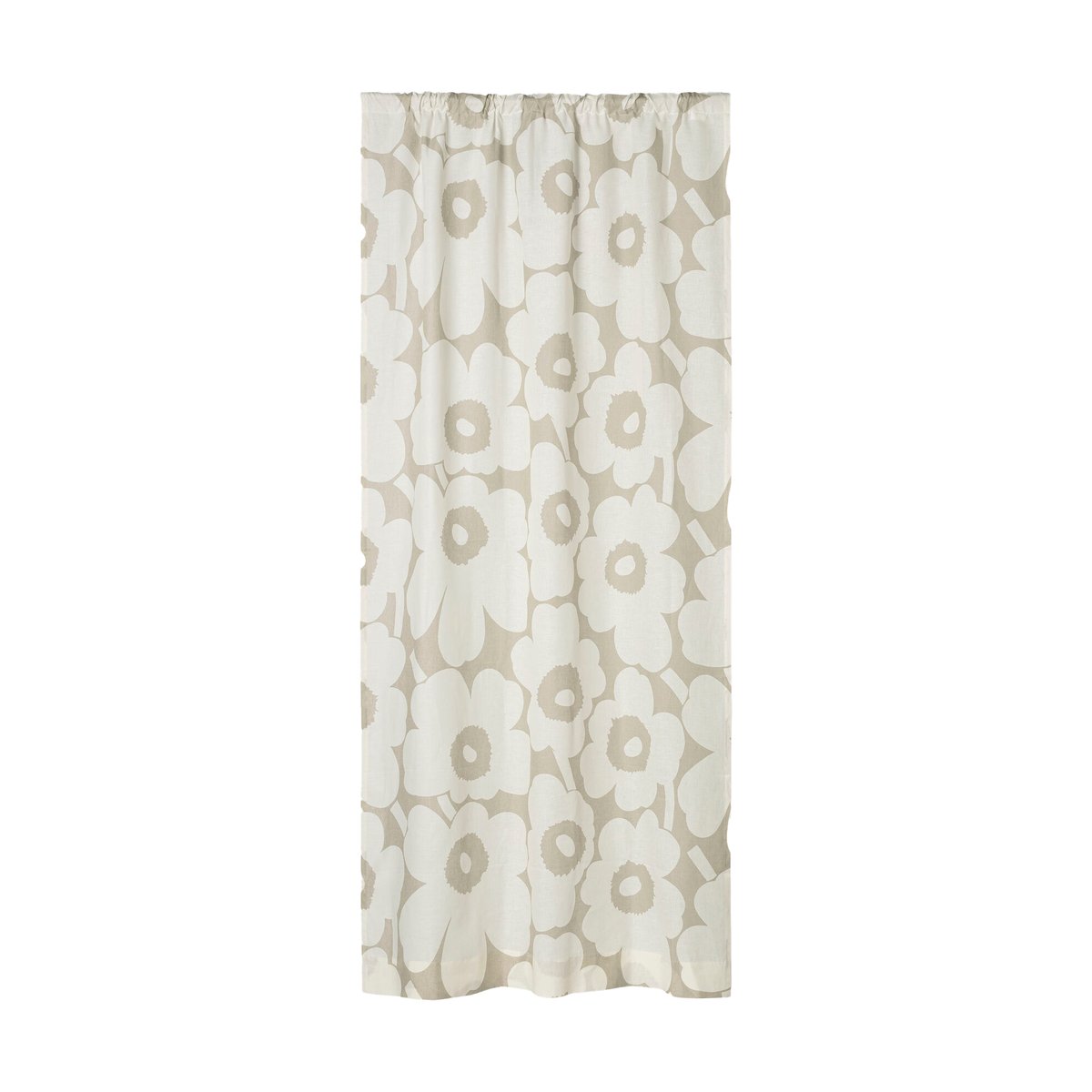 Marimekko Unikko curtain 135x250 cm Light grey- off white