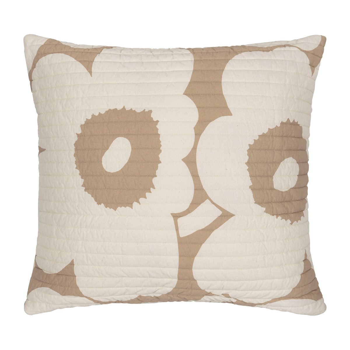 Marimekko Unikko cushion 60x60 cm linen-off white | Scandinavian Design | Cushions | Beige