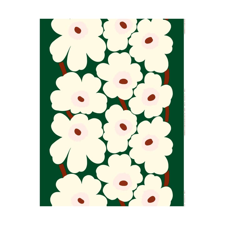 Unikko fabric heavyweight cotton - Green - Marimekko