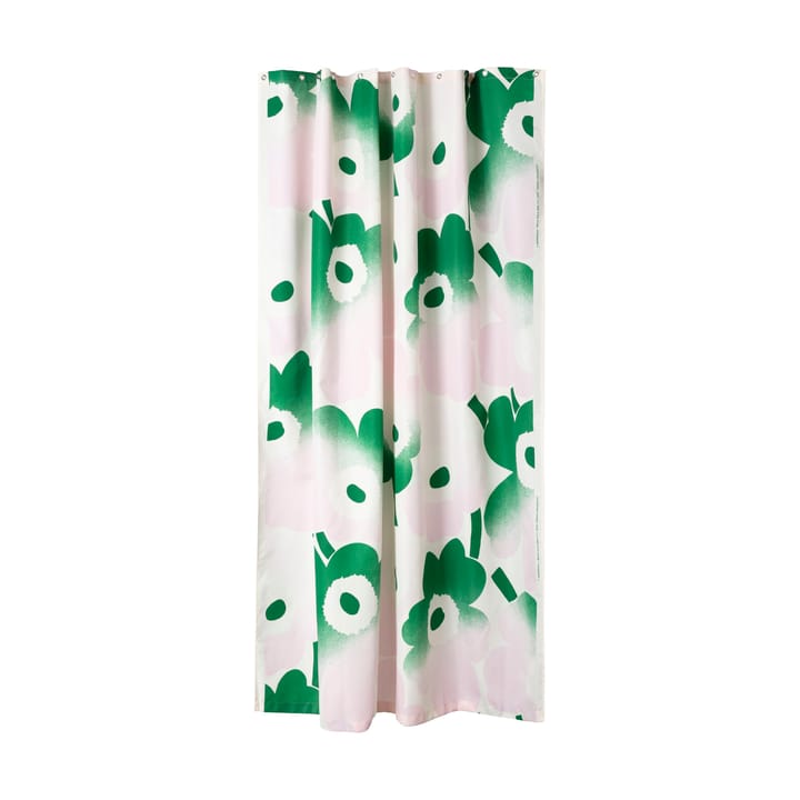 Unikko Häivähdys shower curtain 180x200 cm - Green - Marimekko