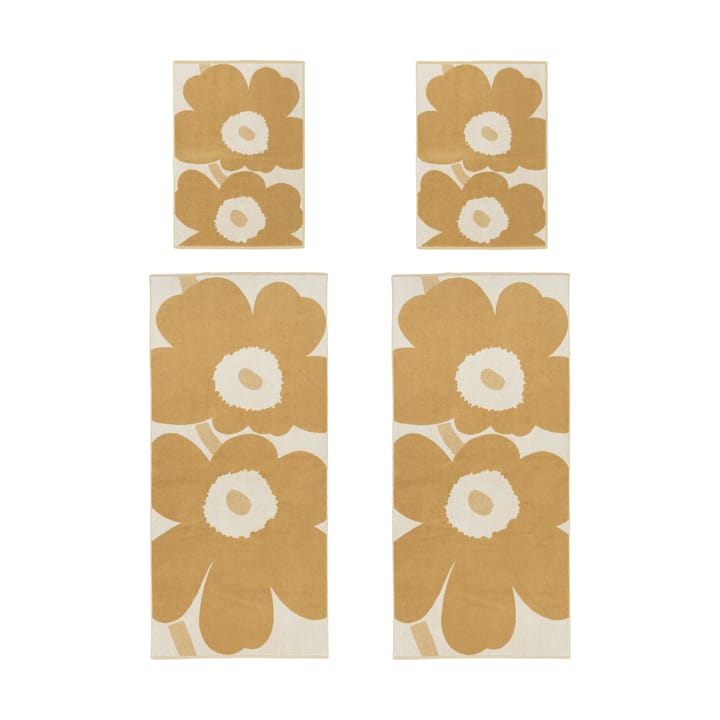 Unikko hand towel set, Off white-straw Marimekko