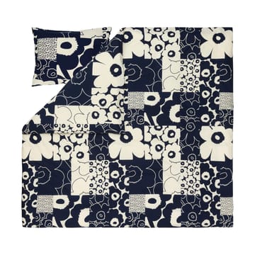 Unikko kollaasi duvet cover 240x220 cm - Off-white-dark blue - Marimekko