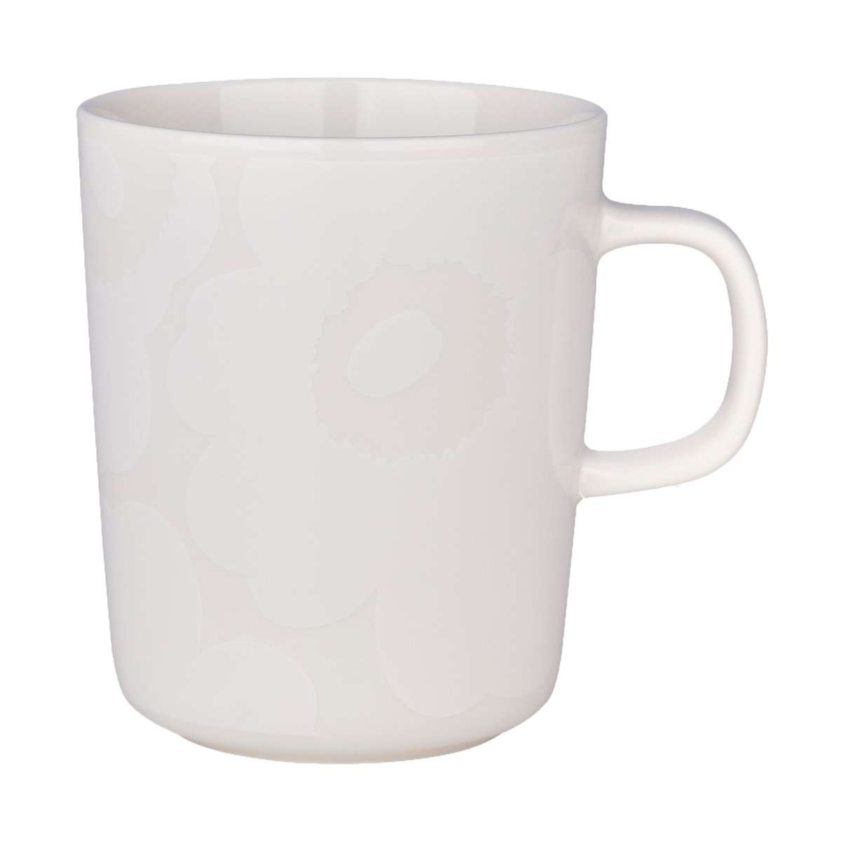 Marimekko Unikko mug 25 cl White-off white | Scandinavian Design | Coffee cups | White