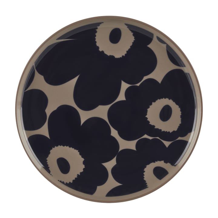 Unikko plate 20 cm - Terra-dark blue - Marimekko