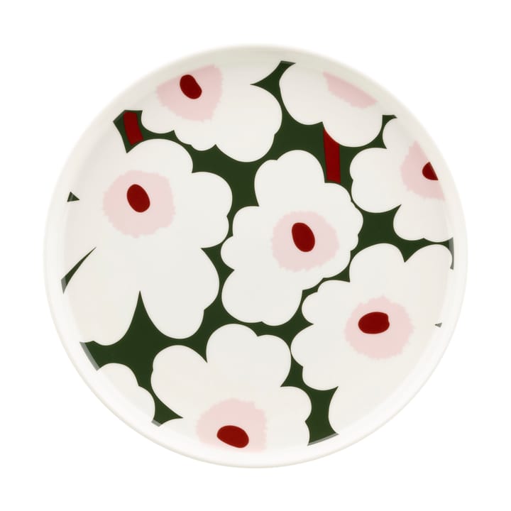 Unikko plate Ø25 cm - Green - Marimekko