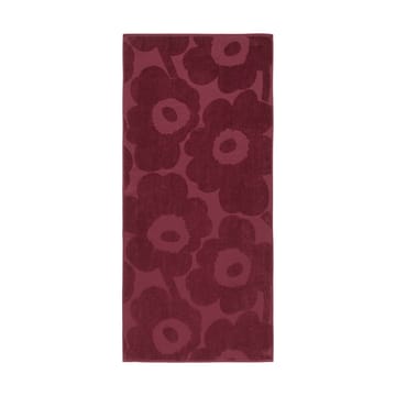 Unikko solid bath towel 70x150 cm - Dark red - Marimekko