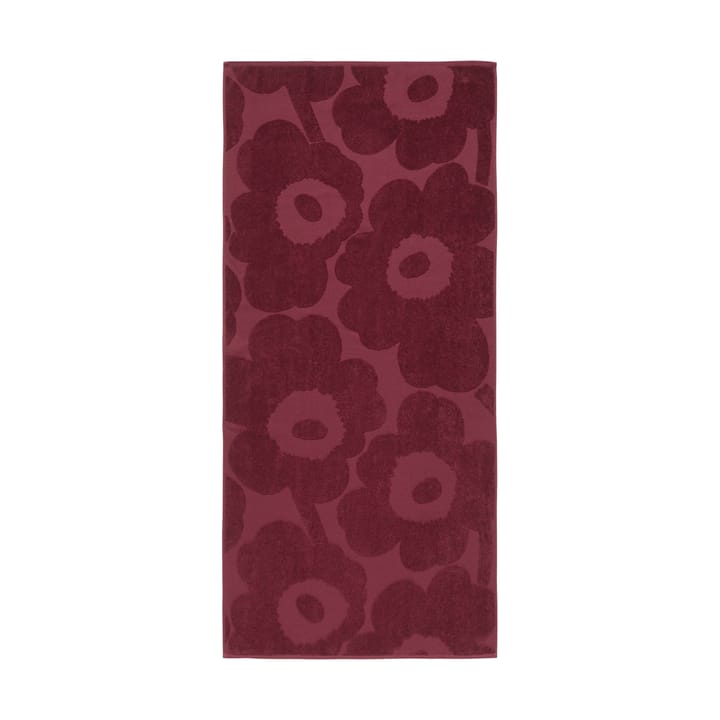 Unikko solid bath towel 70x150 cm, Dark red Marimekko