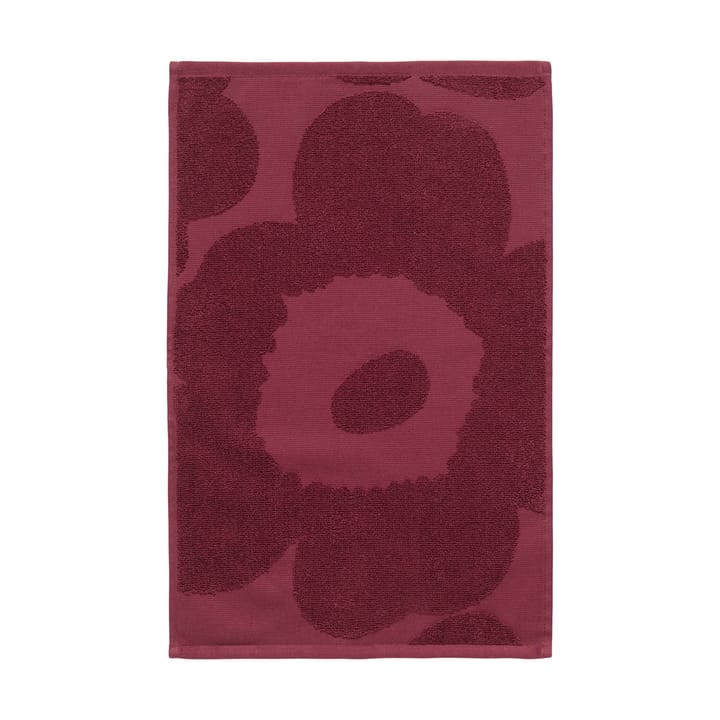 Unikko solid guest towel 32x50 cm - Dark red - Marimekko