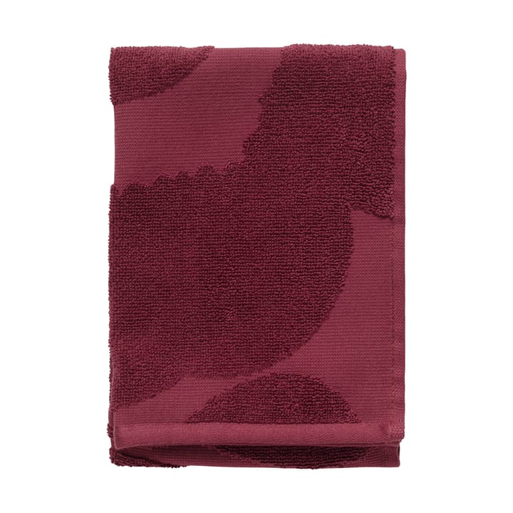 Unikko solid guest towel 32x50 cm, Dark red Marimekko