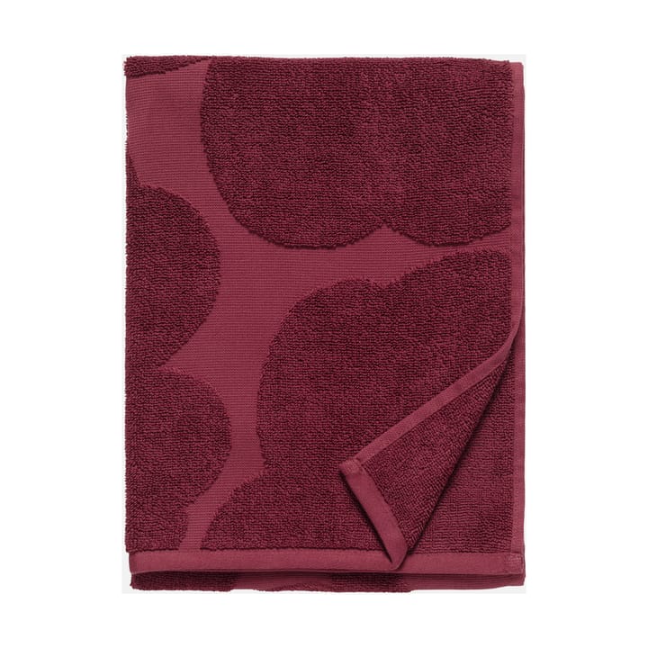 Unikko solid towel 50x70 cm, Dark red Marimekko