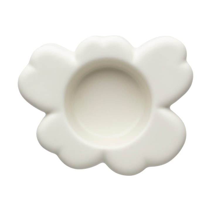 Unikko tealight holder 3x10 cm, Matte white Marimekko