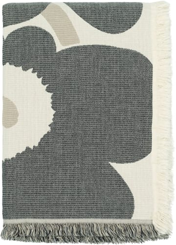 Unikko throw 150x220 cm - Off white-charcoal-sand - Marimekko