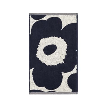 Unikko towel natural white-dark blue - 30x50 cm - Marimekko