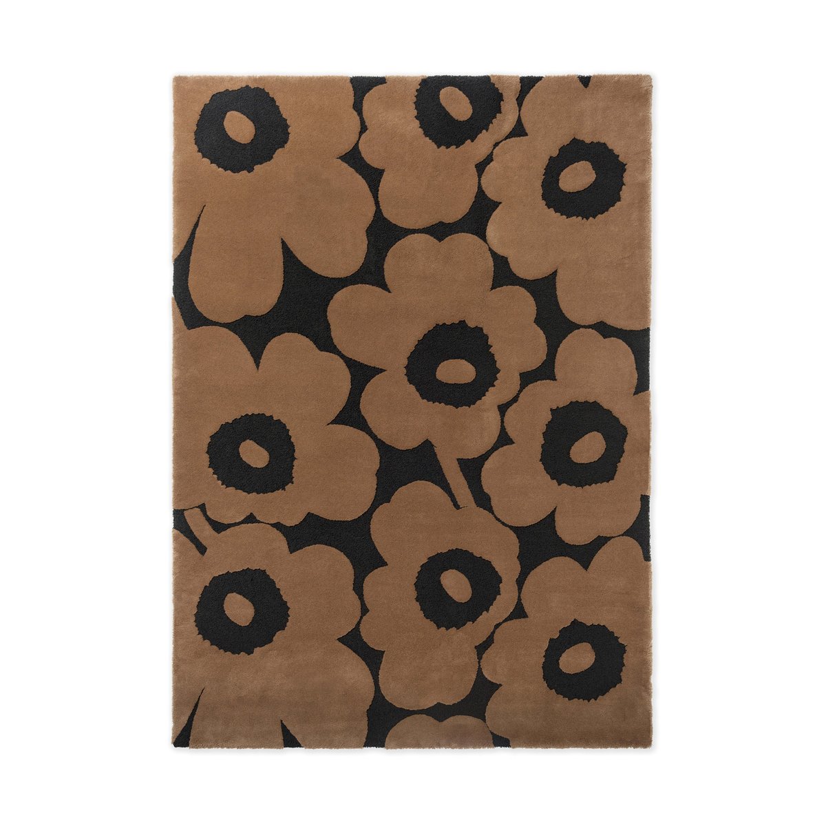 Marimekko Unikko wool rug Beige, 140x200 cm