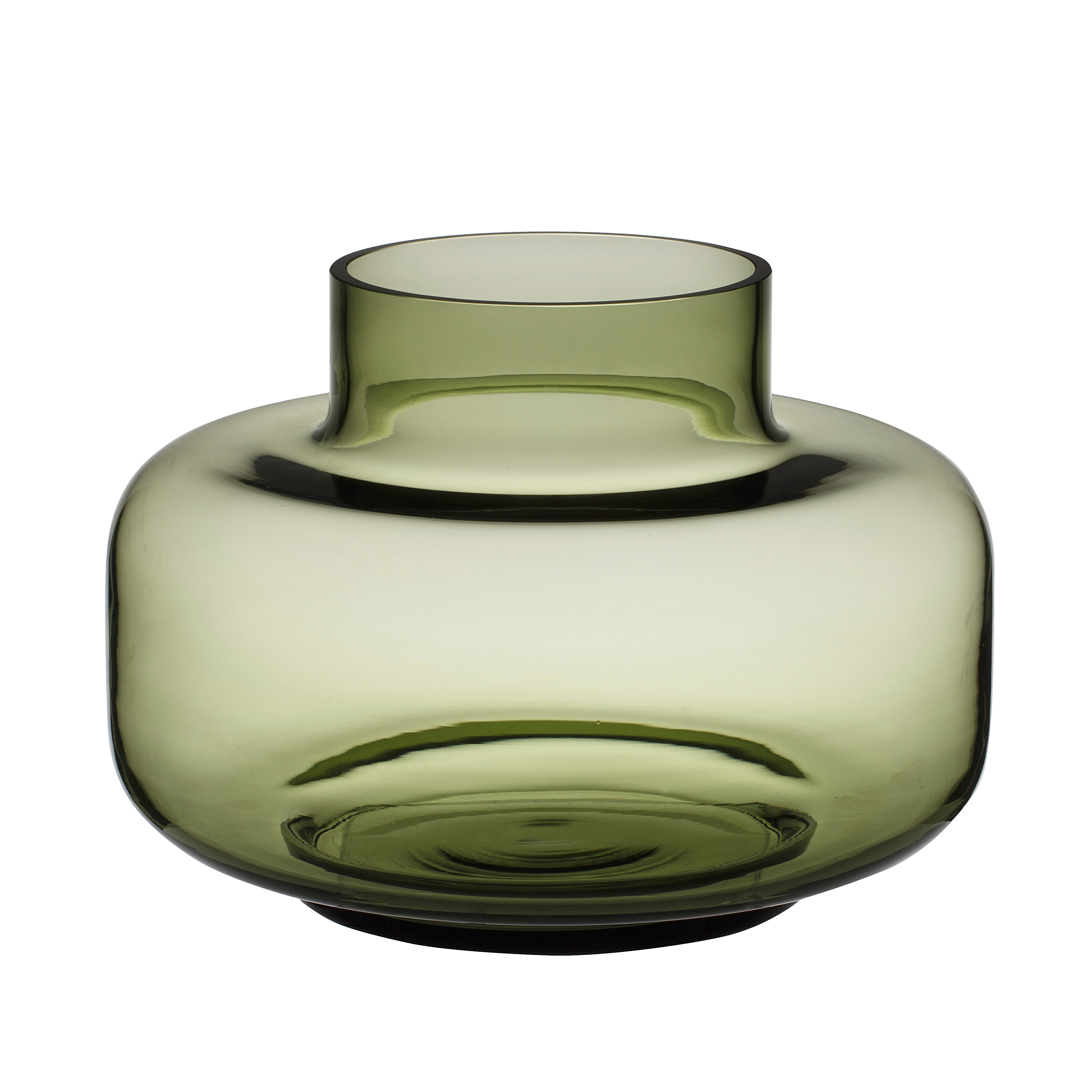 Urna vase 21 cm, green