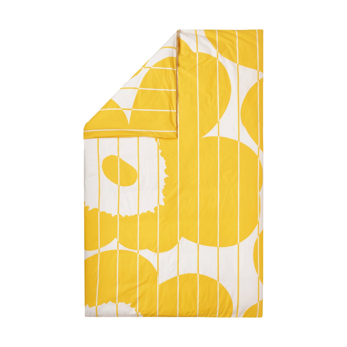 Marimekko Vesi Unikko duvet cover 150x210 cm Spring yellow-ecru