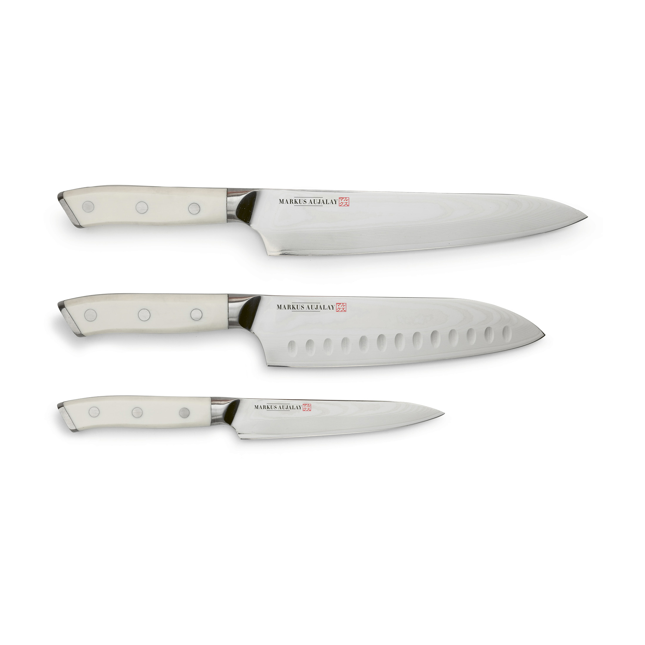 Fiskars All Steel Knife Set 3 Pieces - Knife Sets Stainless Steel - 1065055