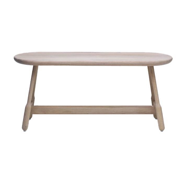 Massproductions Albert bench 160 cm White-oiled oak