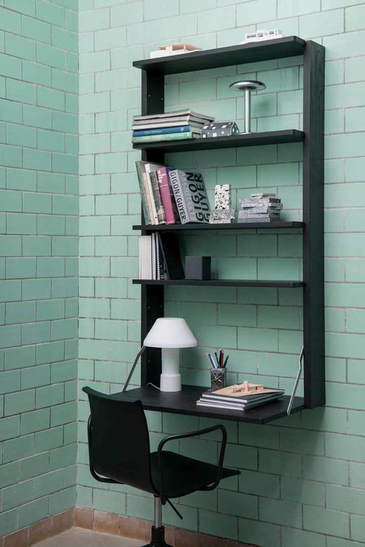 Gridlock Desk writing shelf, Black stained Ash Massproductions