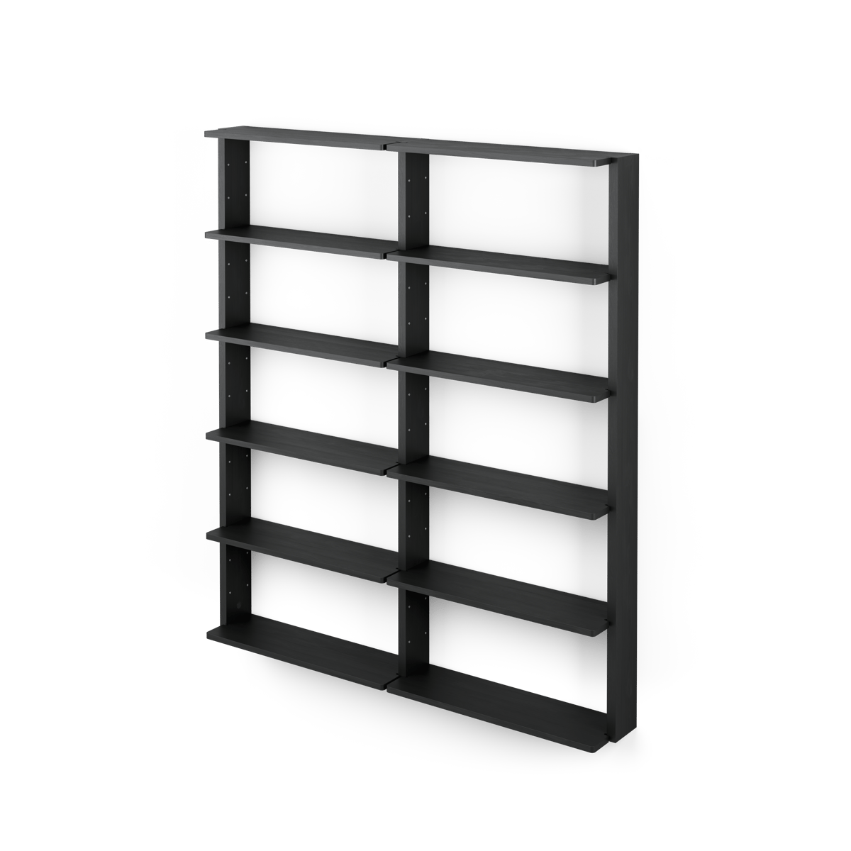 Massproductions Gridlock - T2-A12-0 shelf Black stained Ash