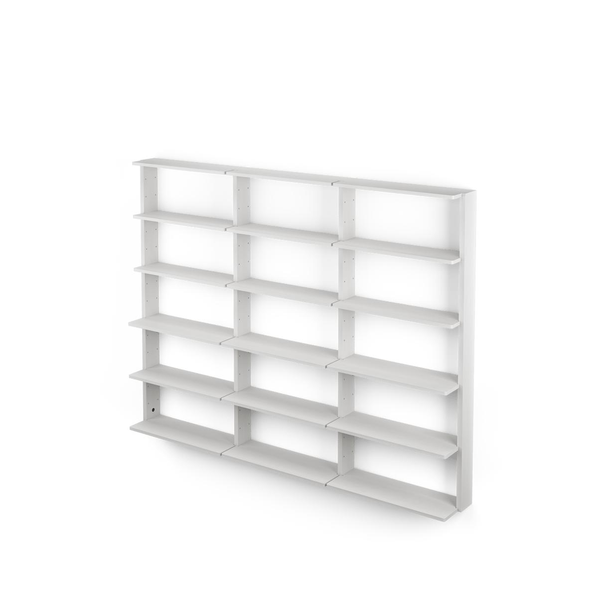 Massproductions Gridlock - T3-A9-A9 shelf White stained Ash