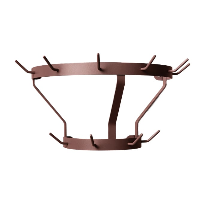 Massproductions Marcel clothes hanger wall-mounted Wine red