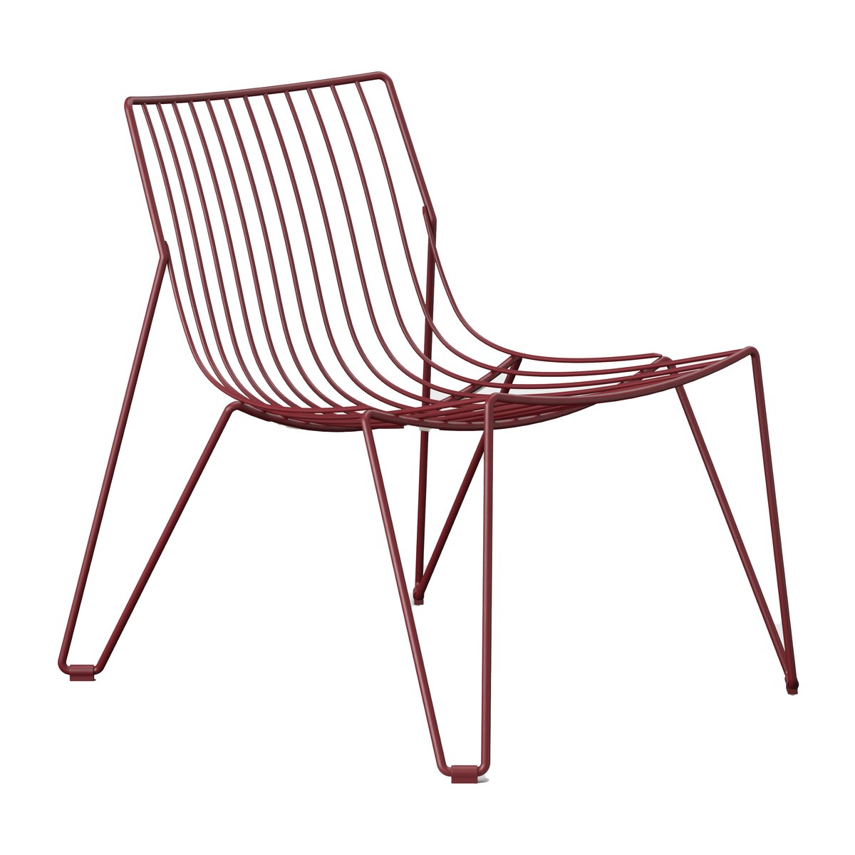 Massproductions Tio easy chair lounge chair Wine Red