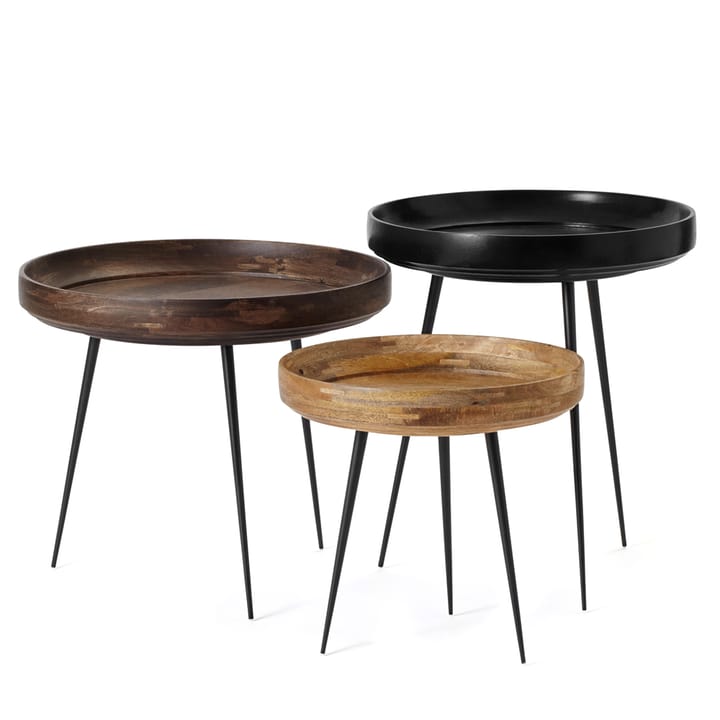 Bowl Small table, mango black. black stand Mater