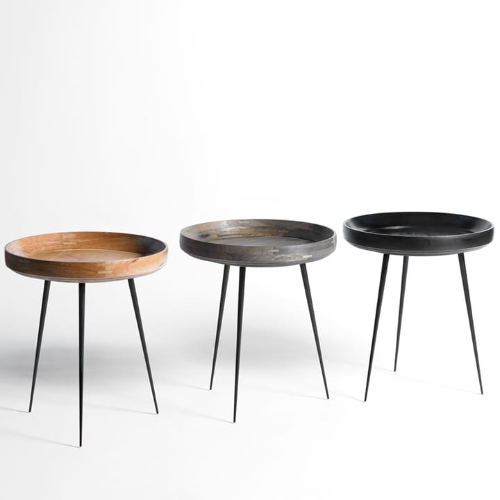 Bowl Small table, mango black. black stand Mater