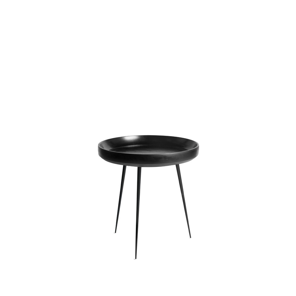 Mater Bowl Small table mango black. black stand