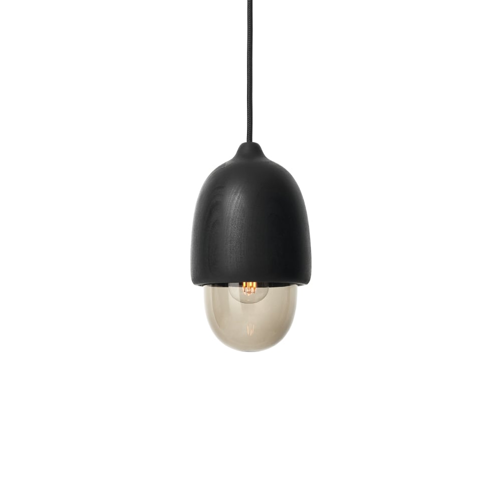 Mater Terho pendant lamp smoke, small, black