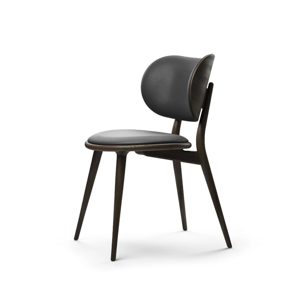 Mater The Dining Chair chair leather black, black stained beech