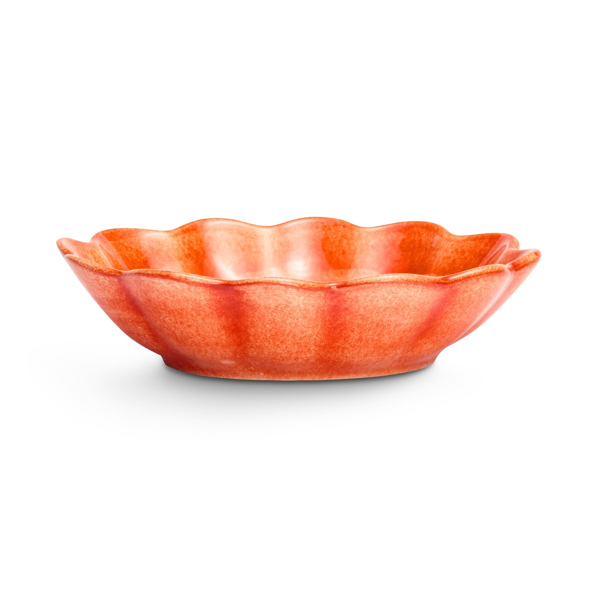 Mateus Oyster bowl 16x18 cm Orange | Scandinavian Design | Serving bowls | Orange