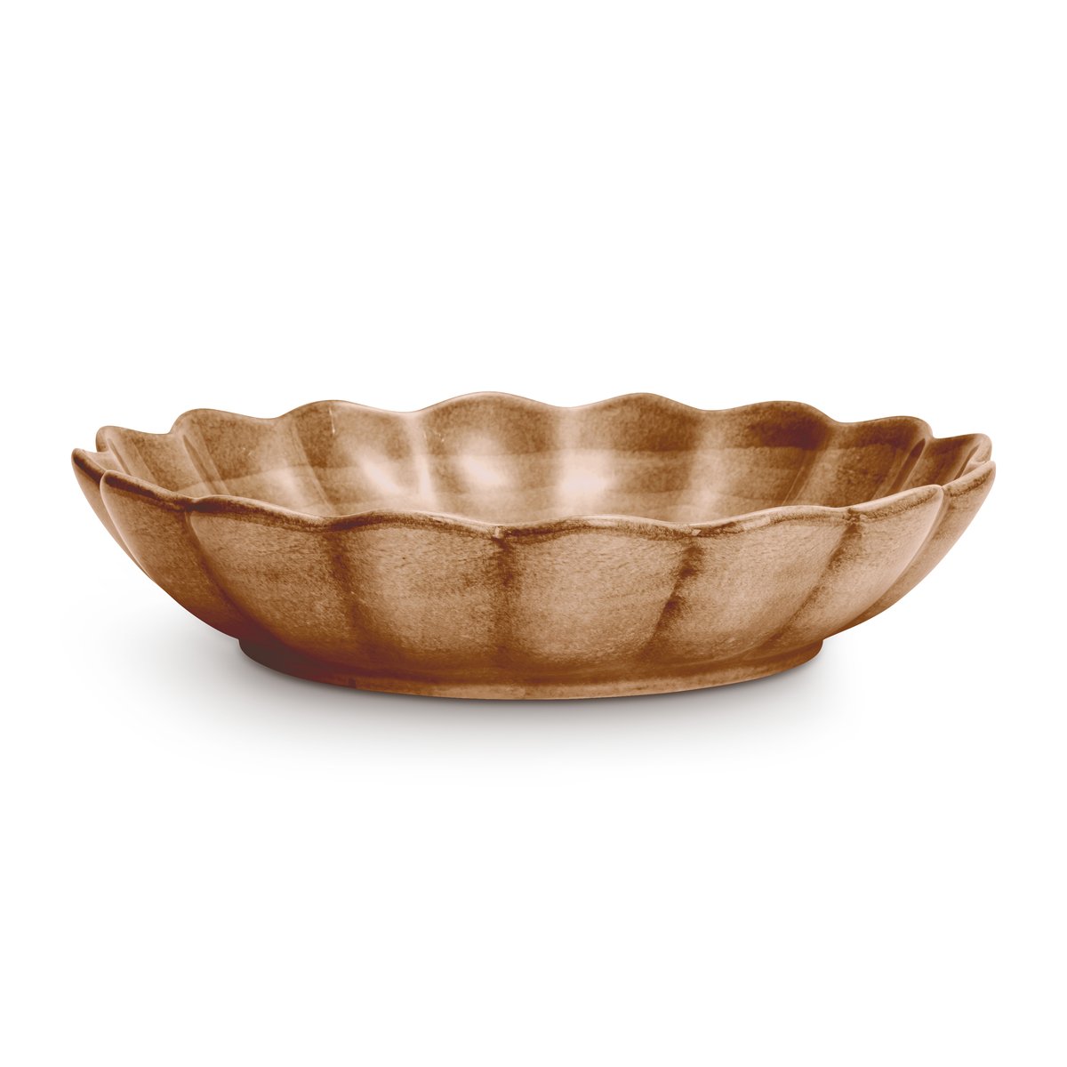 Mateus Oyster bowl Ø31 cm cinnamon | Scandinavian Design | Serving bowls | Brown