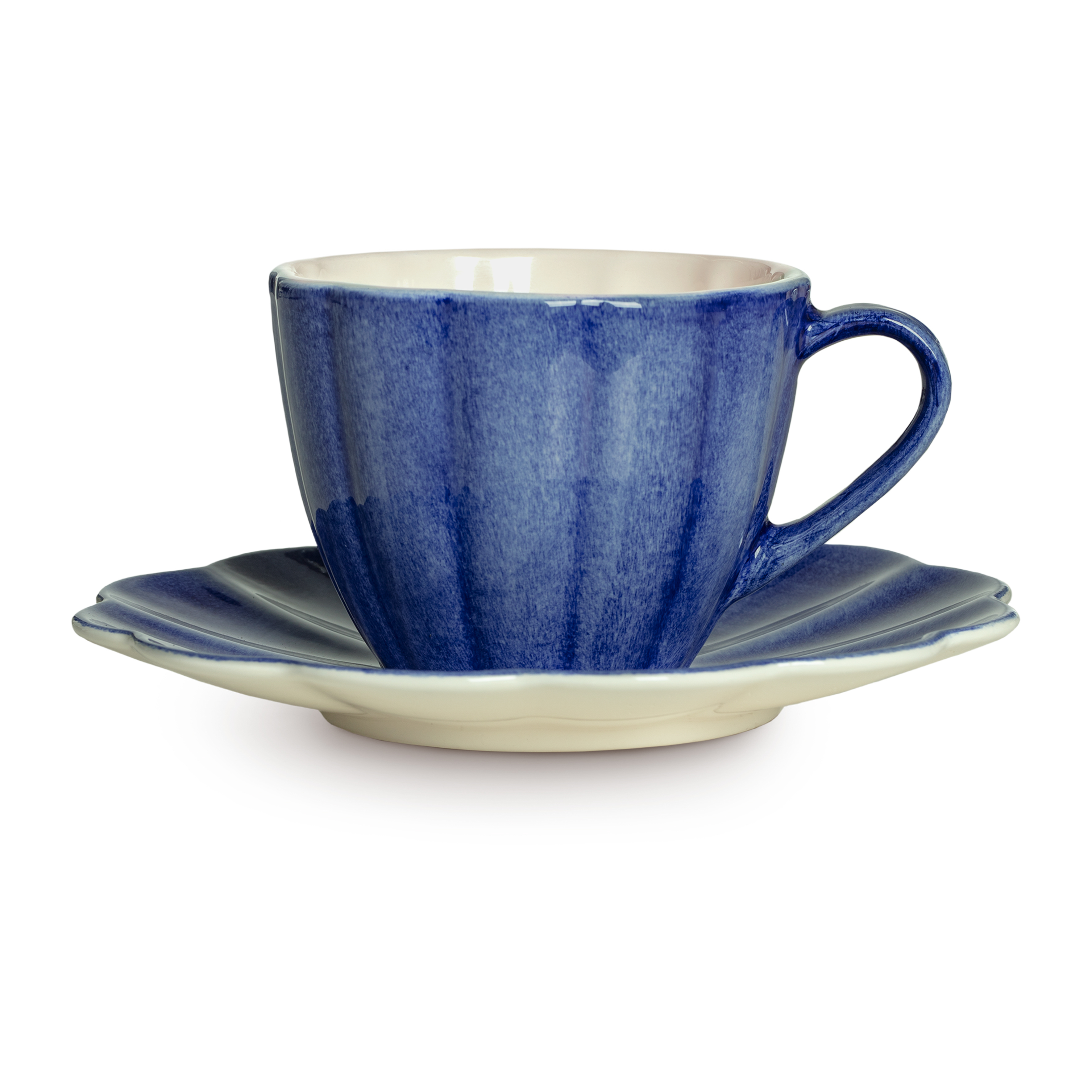 Kumi Stoneware Espresso Cup with Saucer (Set of 4)