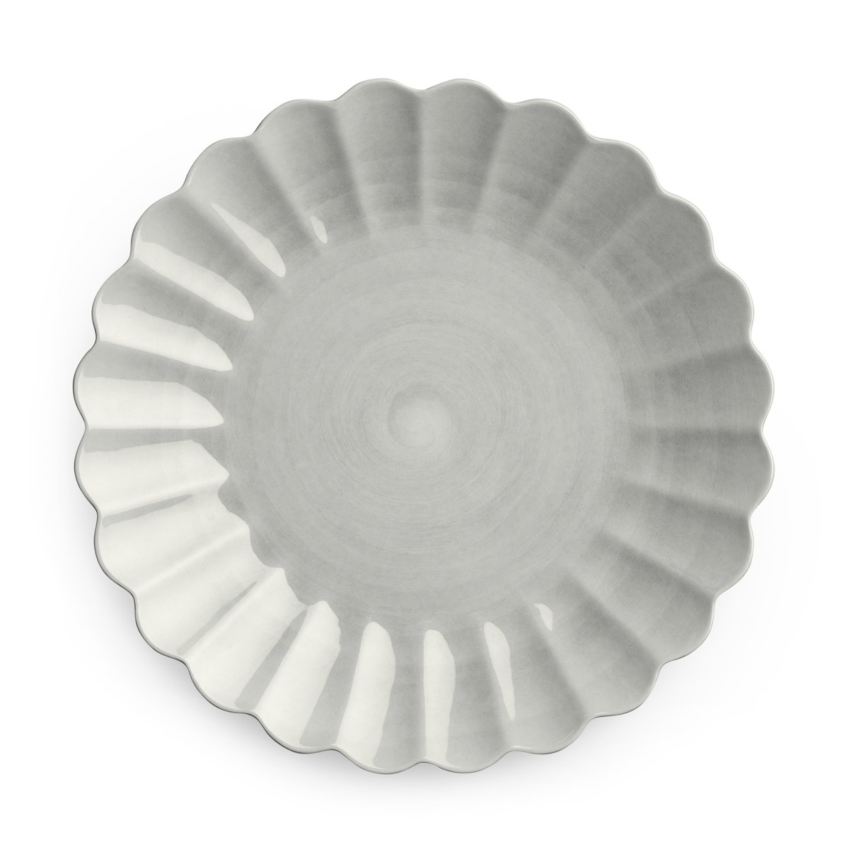 Mateus Oyster plate 28 cm grey | Scandinavian Design | Dinner plates | Grey