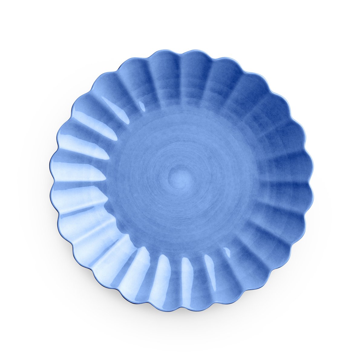 Mateus Oyster plate 28 cm Light blue | Scandinavian Design | Dinner plates | Blue