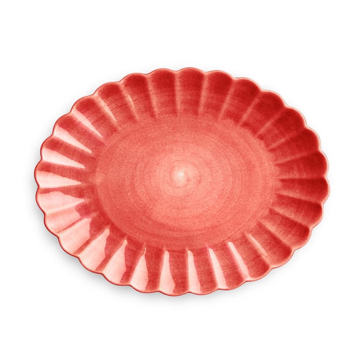 Oyster saucer 30x35 cm - Red - Mateus