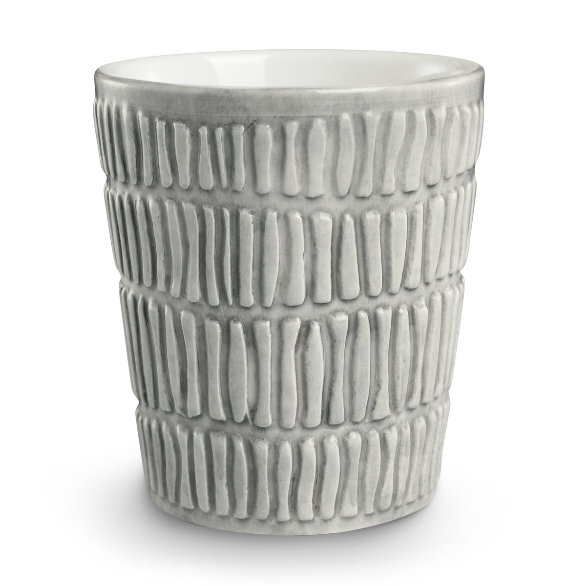 Mateus Stripes mug 30 cl grey | Scandinavian Design | Coffee cups | Grey