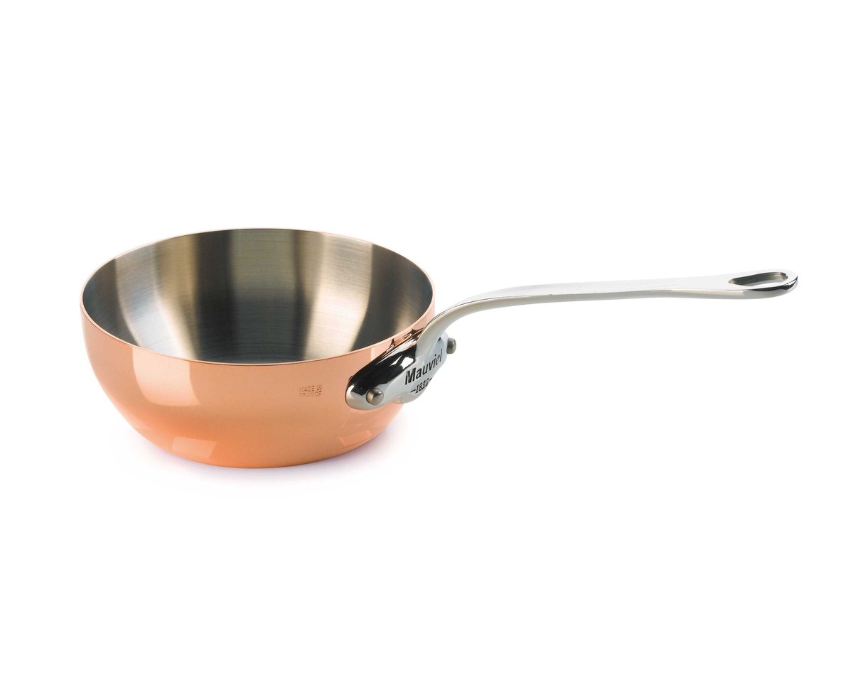 Mauviel Sauté pan rounded M'150S 2 l Copper-steel