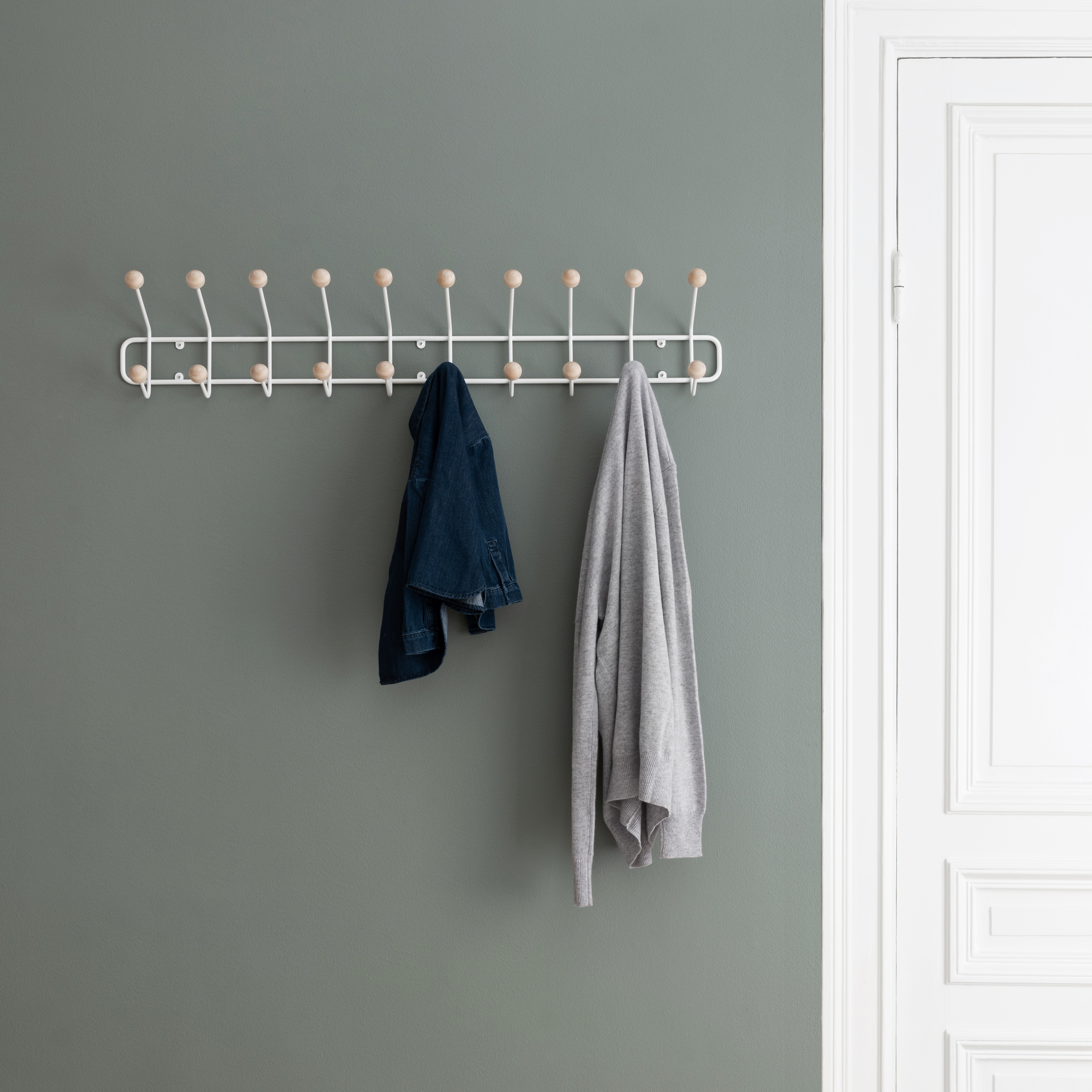 Horizontal coat rack sale