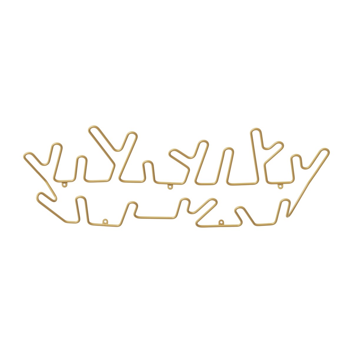 Maze Crown L hangers Ochre yellow