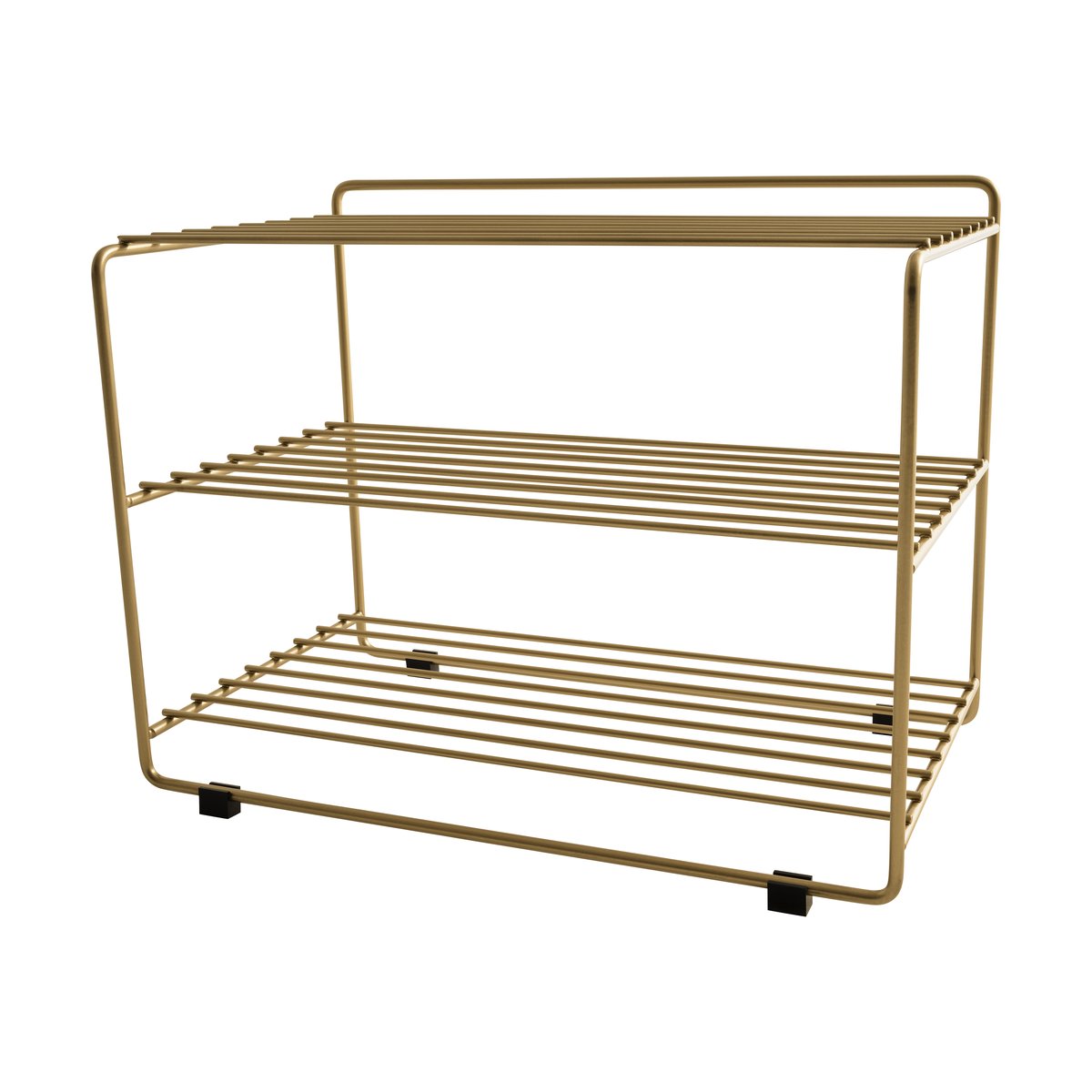 Maze Downtown shoe shelf Brass