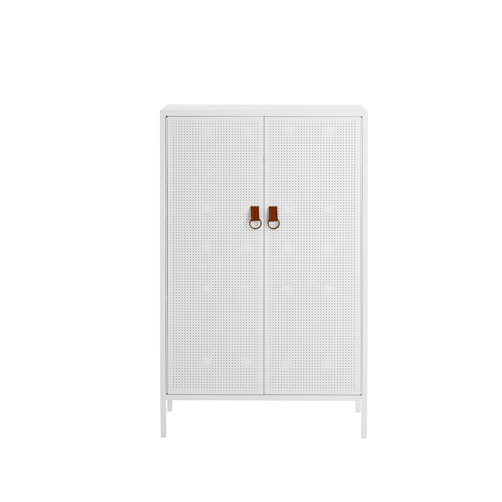 Maze Francis cabinet White. leather