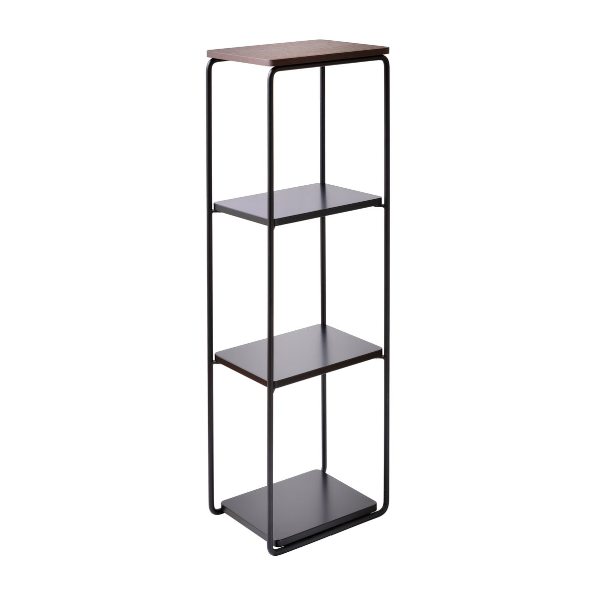 Maze Mixrack Floor Shelf L shelf 26x19x82.2 cm Stained oak-black