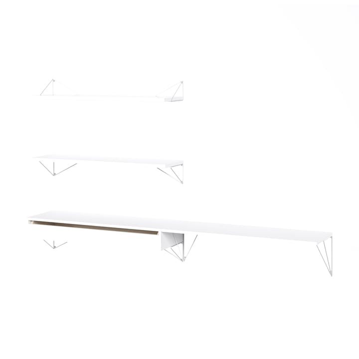 Pythagoras Bundle D shelving system white-white - undefined - Maze