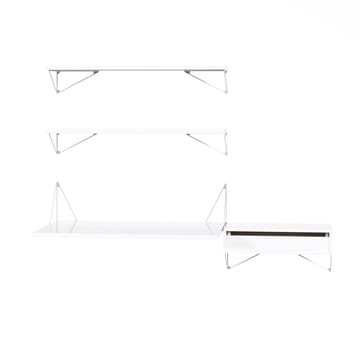 Pythagoras Bundle E shelving system white-white - undefined - Maze