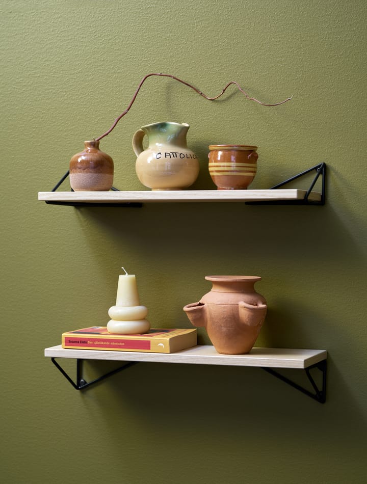 Pythagoras XS shelf, Ash-black Maze